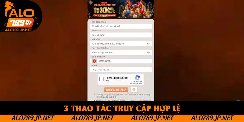 TRANG CHỦ 47 3 thao tác truy cập hợp lệ