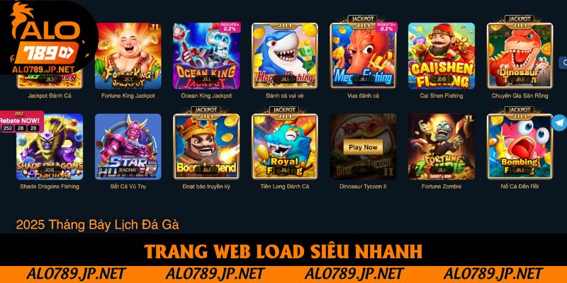 TRANG CHỦ 43 Trang web load siêu nhanh