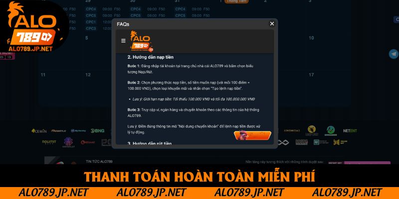 TRANG CHỦ 50 Thanh toán hoàn toàn miễn phí
