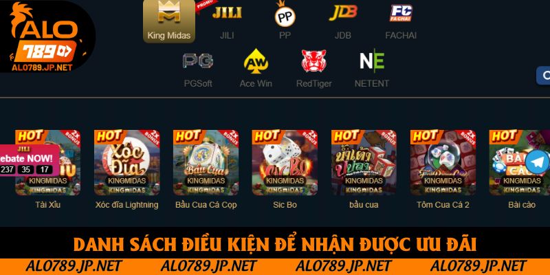 Khuyến Mãi Alo789: Cập Nhật Đầy Đủ Và Cách Nhận Thưởng 2 Danh sách điều kiện cần để nhận được ưu đãi